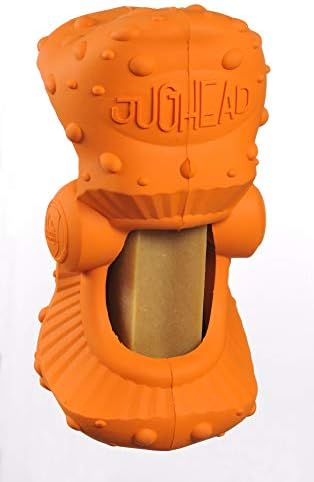 Himalayan Dog Chew Jughead Large Dog Chew Holder, Secures Chews for Dogs, Chew Smarter and Longer, Stimulate Your Dog, Holds Yak Chews, 1 Dog Toy