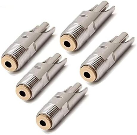 Stainless Steel Pig Waterer,NPT 1/2" Automatic Pig Nipple Drinker Feeder Waterer (5 pcs)