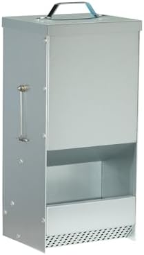 RentACoop 5 Pound Metal Trough Feeder for Rabbits, Guinea Pigs, Ferrets, and Other Small Animals