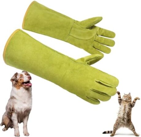 HLDD HANDLANDY Animal Handling Gloves - Bite Proof for Dog Training, Falconry, Gardening, Welding