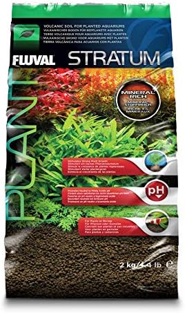 Fluval 12693 Plant and Shrimp Stratum for Freshwater Fish Tanks, 4.4 lbs. – Aquarium Substrate for Strong Plant Growth, Supports Neutral to Slightly Acidic pH